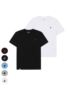 [2PACK] 남성 퓨어 코튼 반팔티셔츠 5Color TS003