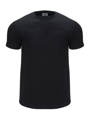 클래식 데일리 무지 머슬핏 티셔츠 [블랙]