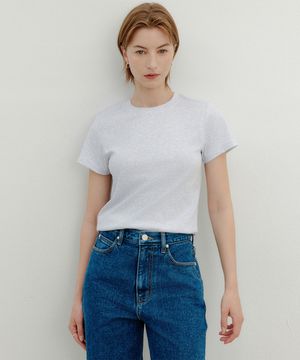 리안 미니멀 슬림 티셔츠 / RIAN MINIMAL SLIM T-SHIRT_4colors