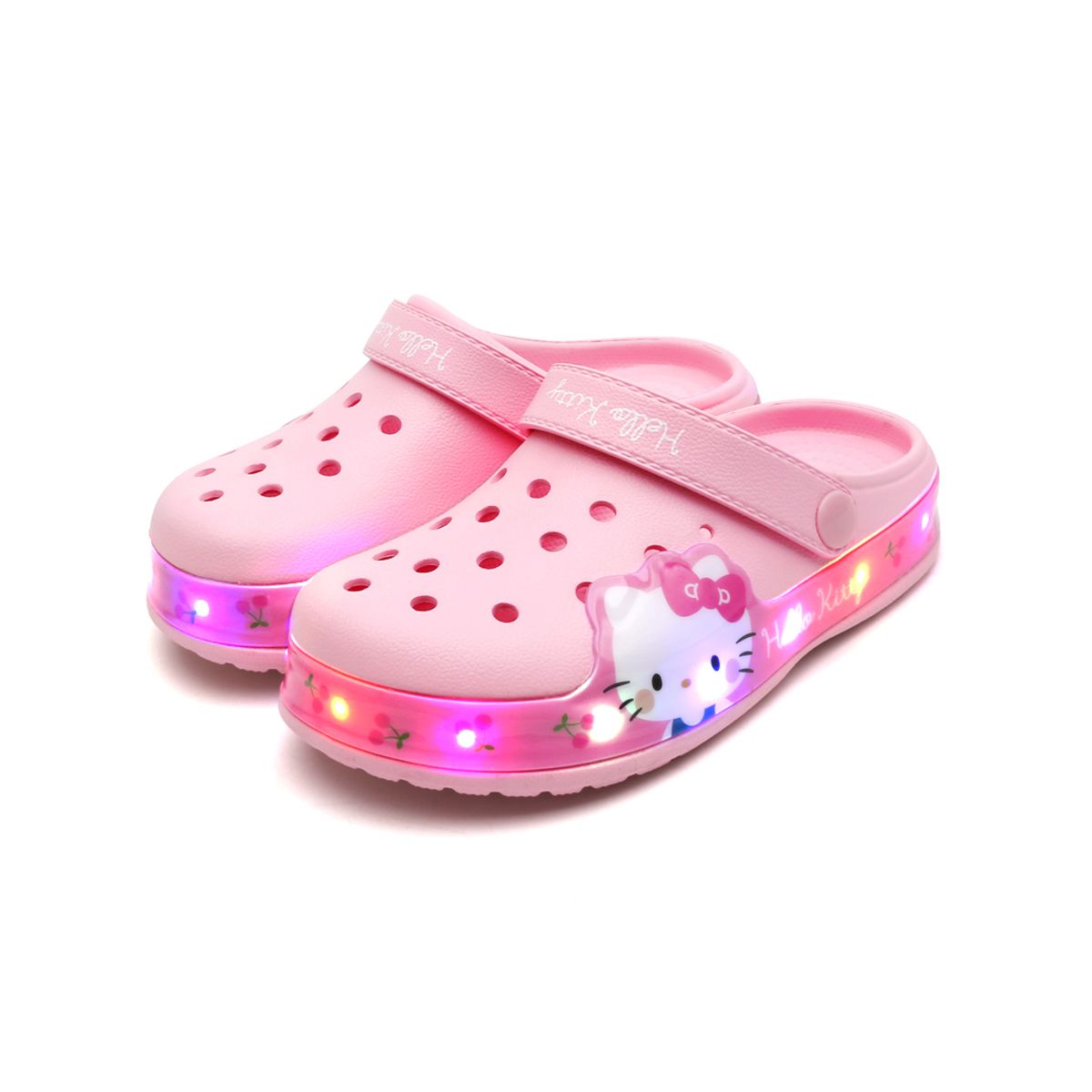 산리오 키즈(SANRIO) 헬로키티 사이드 라이팅 샌들
