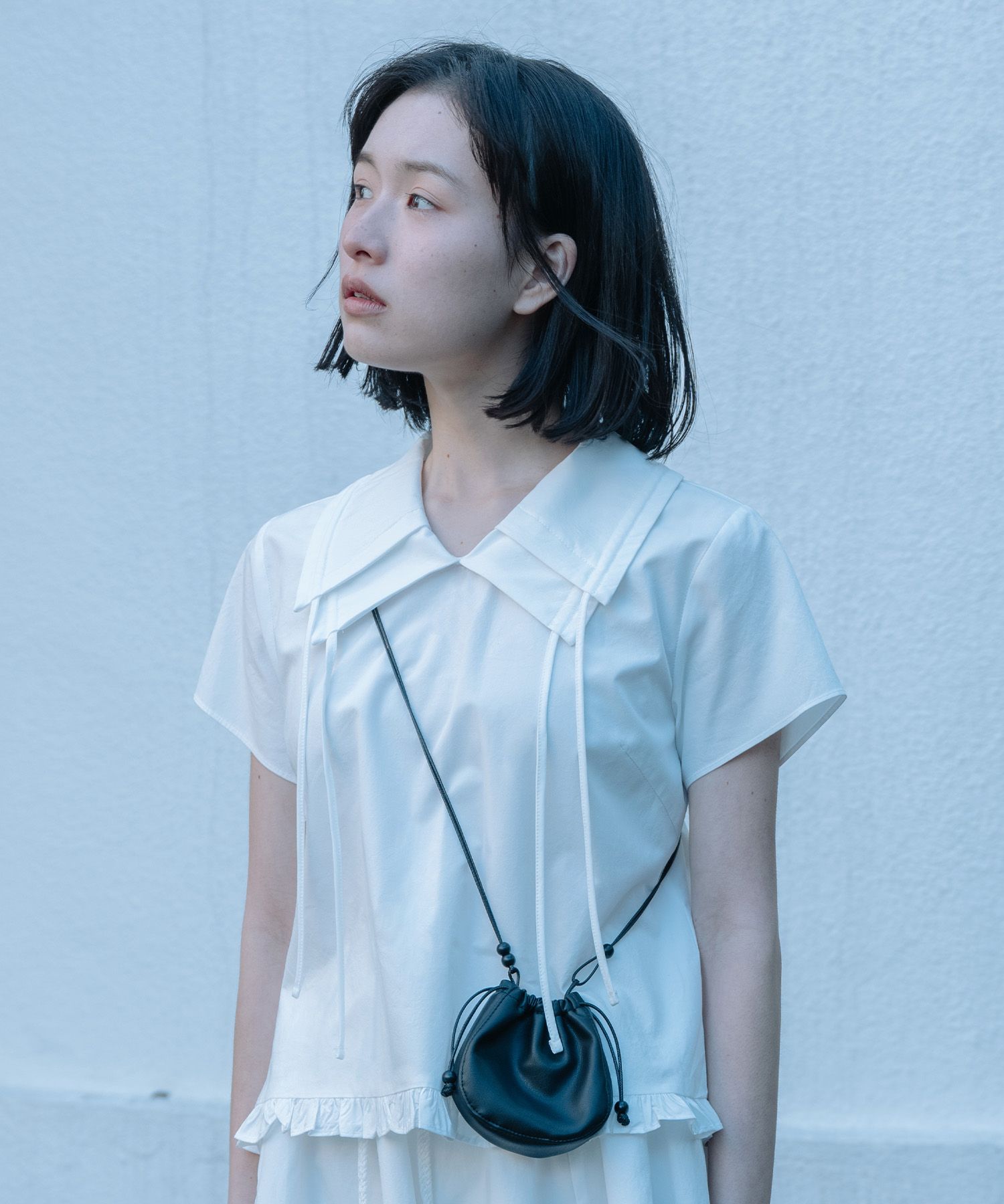 トップス OHESHIO SAILOR COLLAR FRILL BLOUSE MUSINSA | OHESHIO SAILOR COLLAR FRILL BLOUSE, WHITE