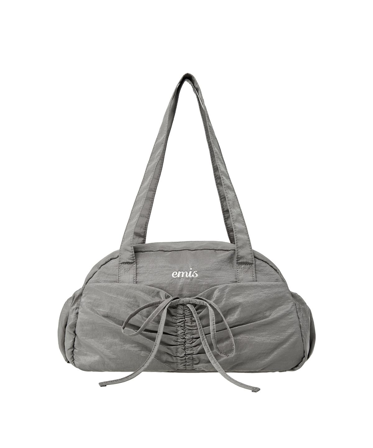 이미스(EMIS) NYLON SHIRRING POCKET DUFFLE BAG-GRAY
