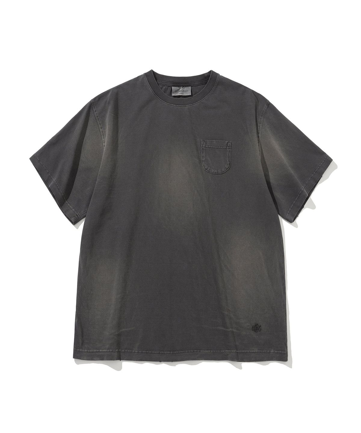 유니폼브릿지(UNIFORM BRIDGE) sun bleach dyeing s/s tee charcoal