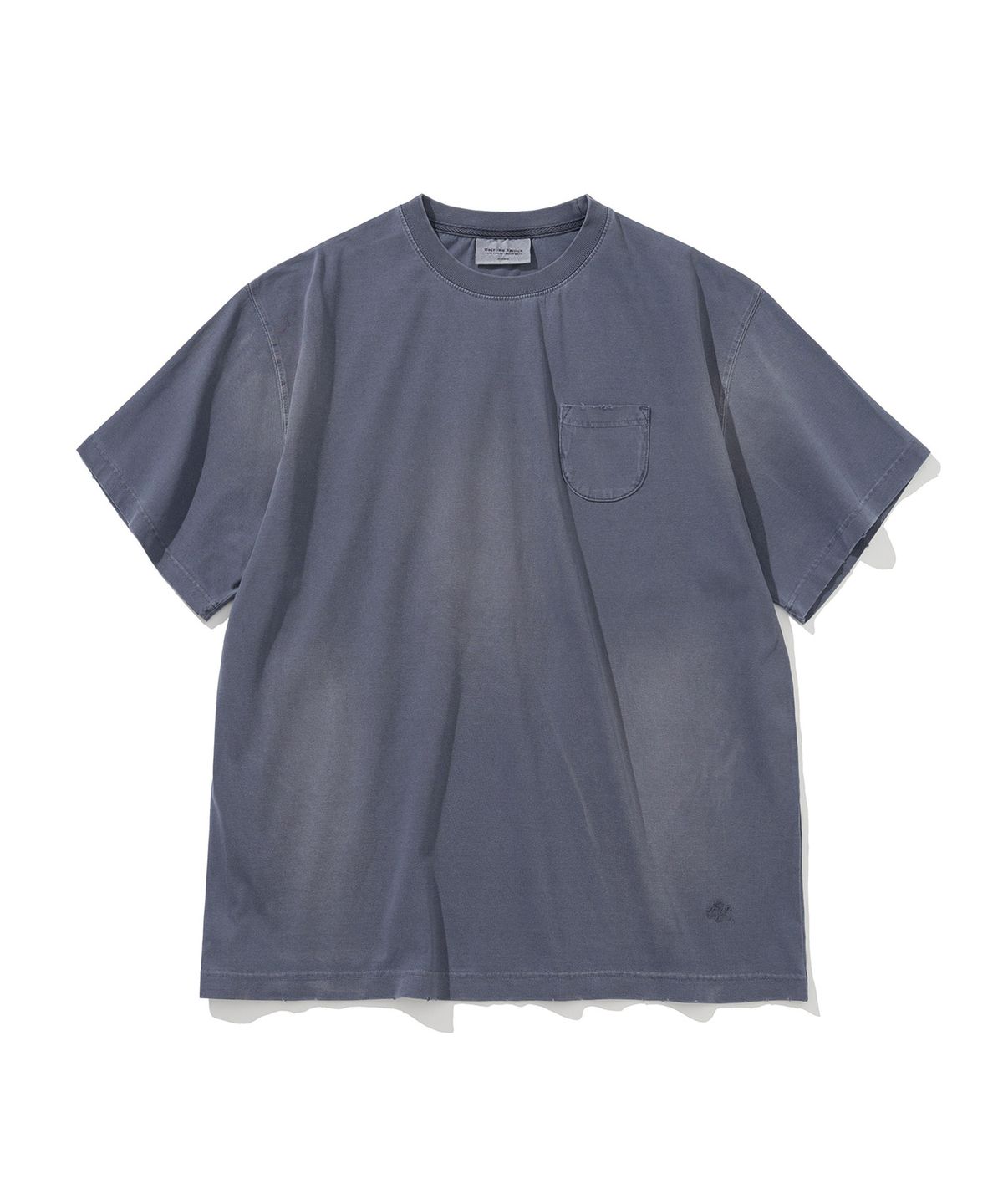 유니폼브릿지(UNIFORM BRIDGE) sun bleach dyeing s/s tee navy