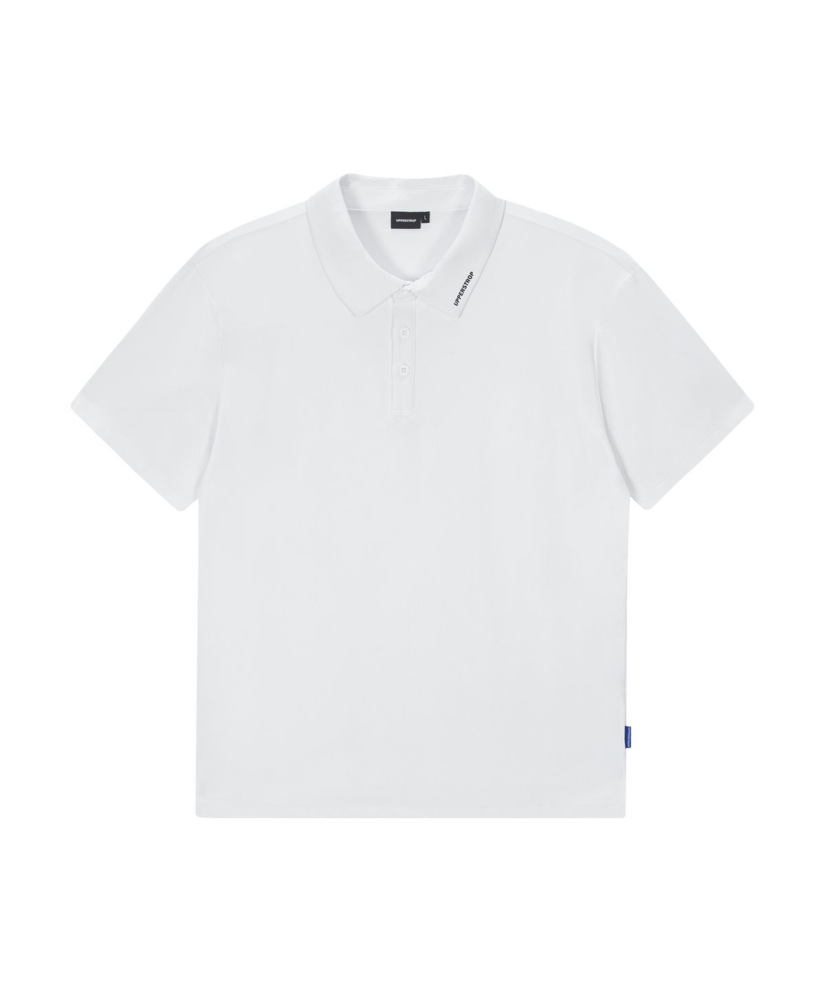 어퍼스트롭 골프(UPPERSTROP GOLF) [UMT25005-02] UPST GOLF 남성 프리미엄 카라 티셔츠 화이트