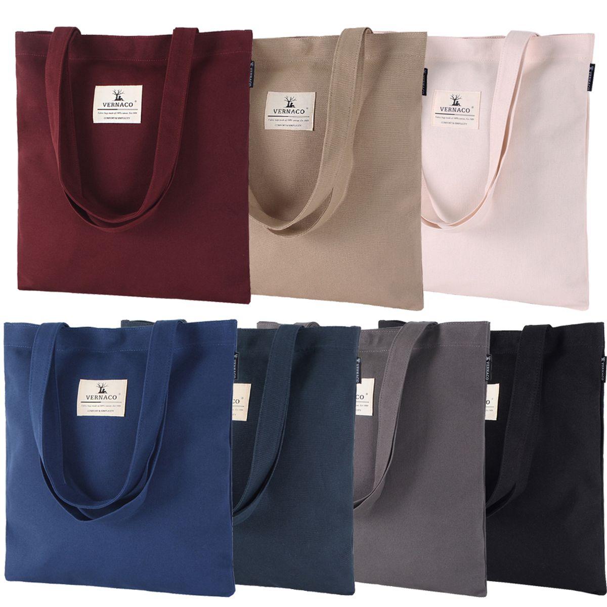 베르나코(VERNACO) 베이직 무지 에코백 7color