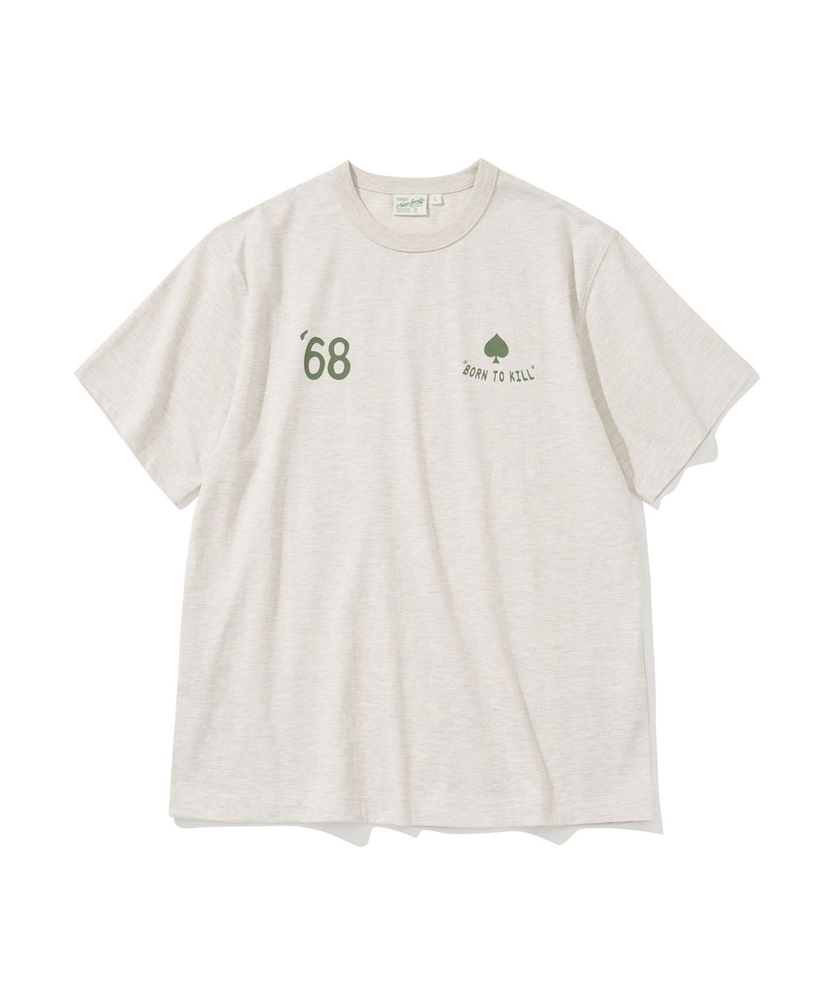 유니폼브릿지(UNIFORM BRIDGE) born to kill s/s tee oatmeal