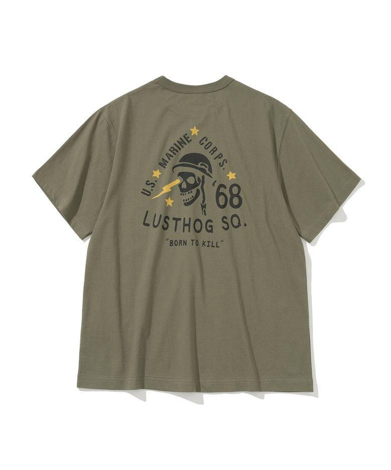 born to kill s/s tee olive