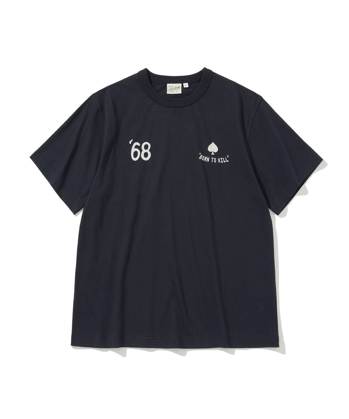유니폼브릿지(UNIFORM BRIDGE) born to kill s/s tee navy