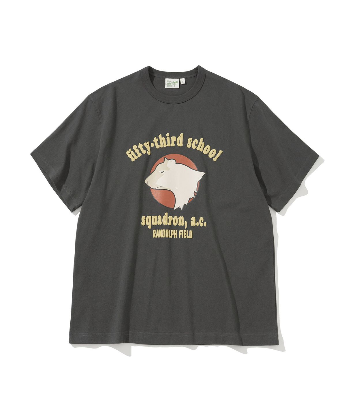 유니폼브릿지(UNIFORM BRIDGE) fifty third school s/s tee charcoal
