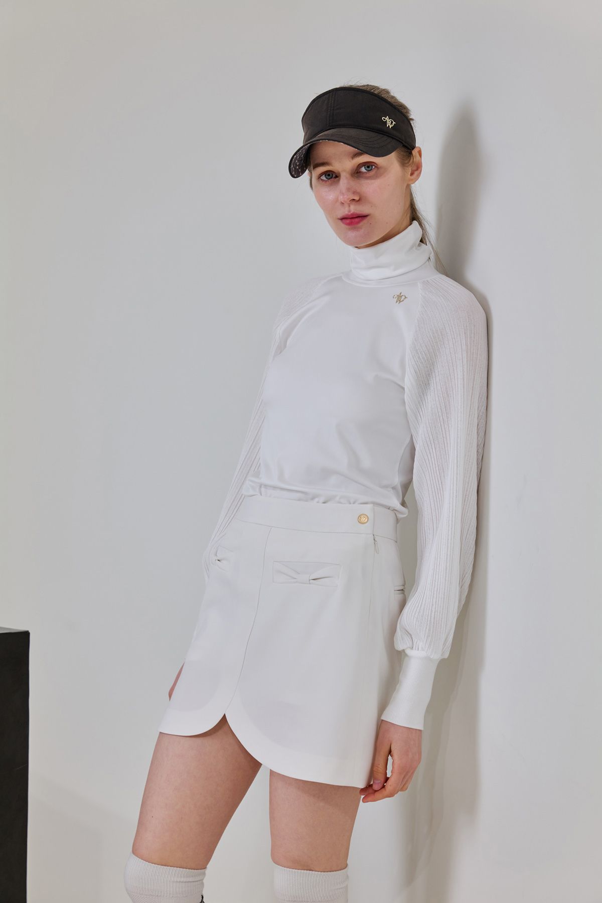 에이오더블유(AOW) RIBBON POCKET TULIP SKIRT