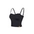 여성 클래식 하프컵 브라탑 블랙