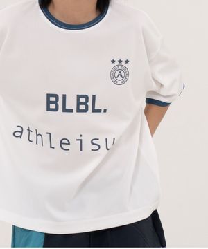 코어 BLBL 클래식 풋볼 티셔츠 아이보리