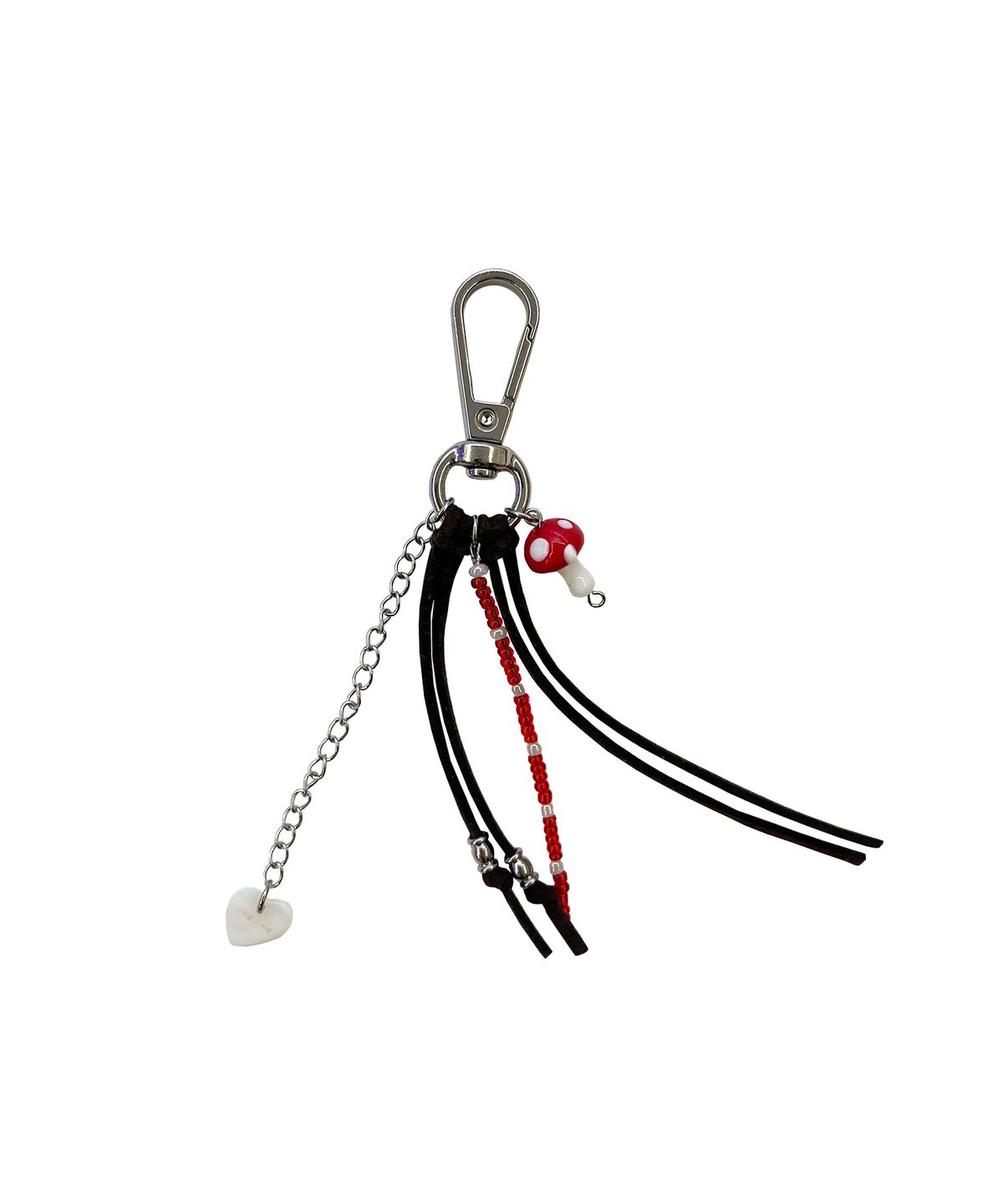 오픈타입(OPENTYPE) Suade Mushroom Keyring (RED)
