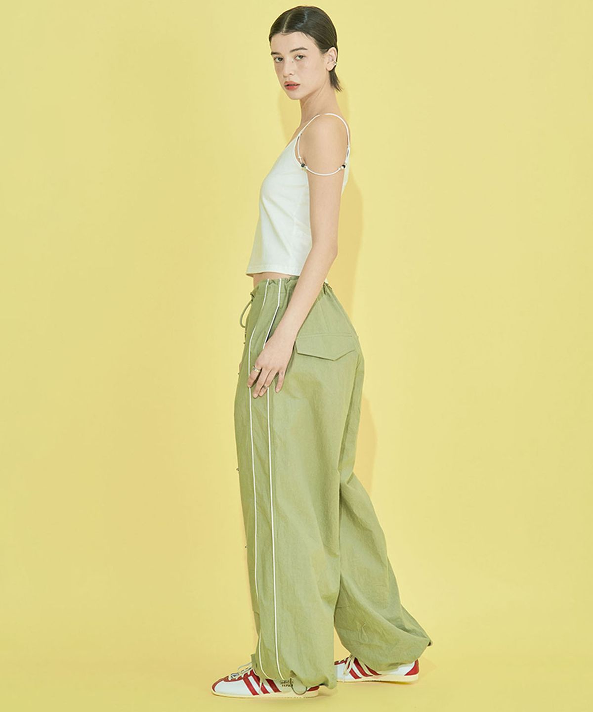 오로지(OROGEE) SIDE SLIP TANK-IVORY