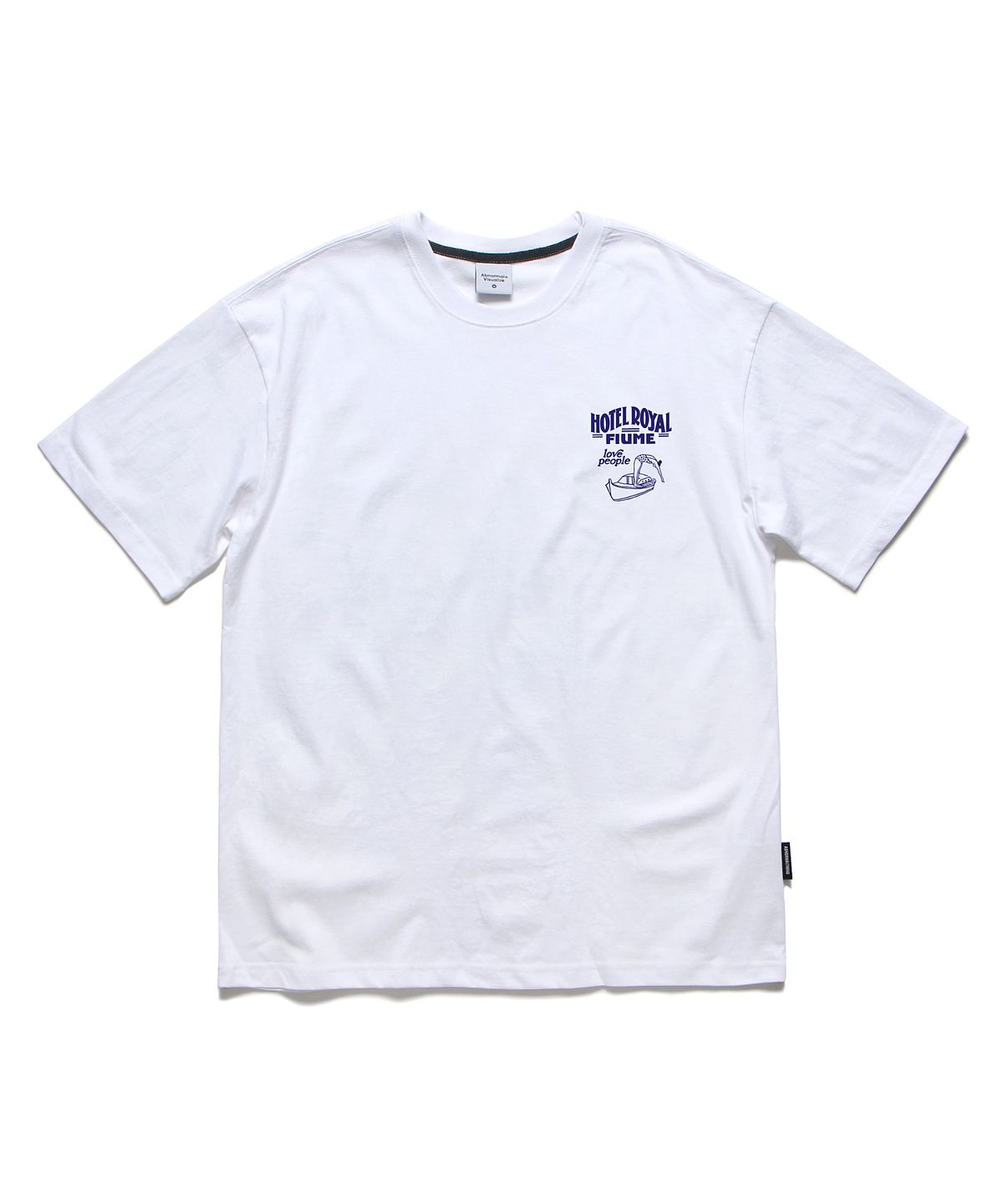 앱놀머씽(ABNORMALTHING) FLM 티셔츠 화이트 (FLM T-SHIRT WHITE)