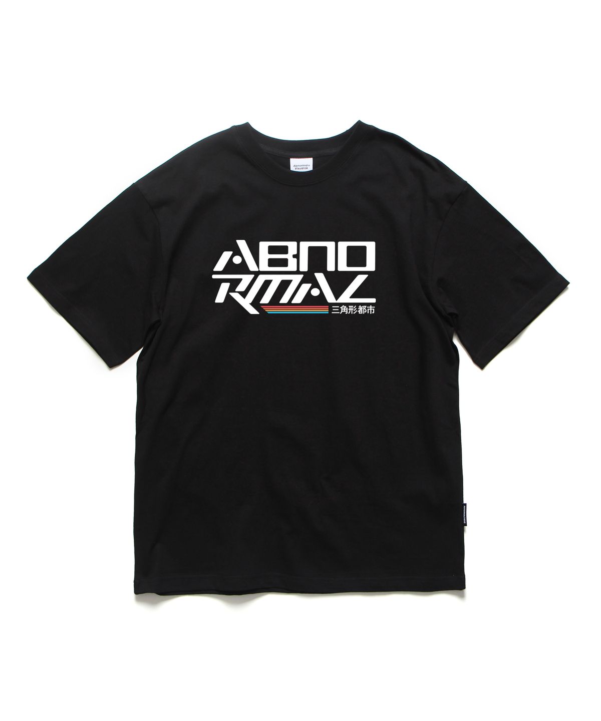 앱놀머씽(ABNORMALTHING) 트라이앵글시티 티셔츠 블랙 (TRIANGLE CITY T-SHIRT BLACK)