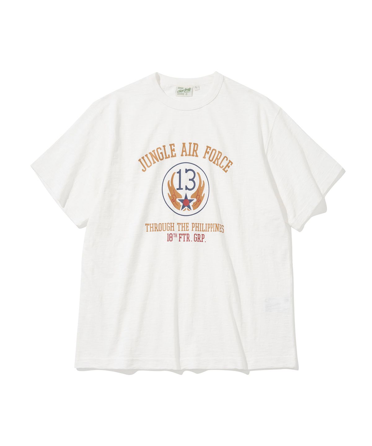 유니폼브릿지(UNIFORM BRIDGE) jungle air force slub s/s tee off white