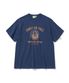 jungle air force slub s/s tee deep blue