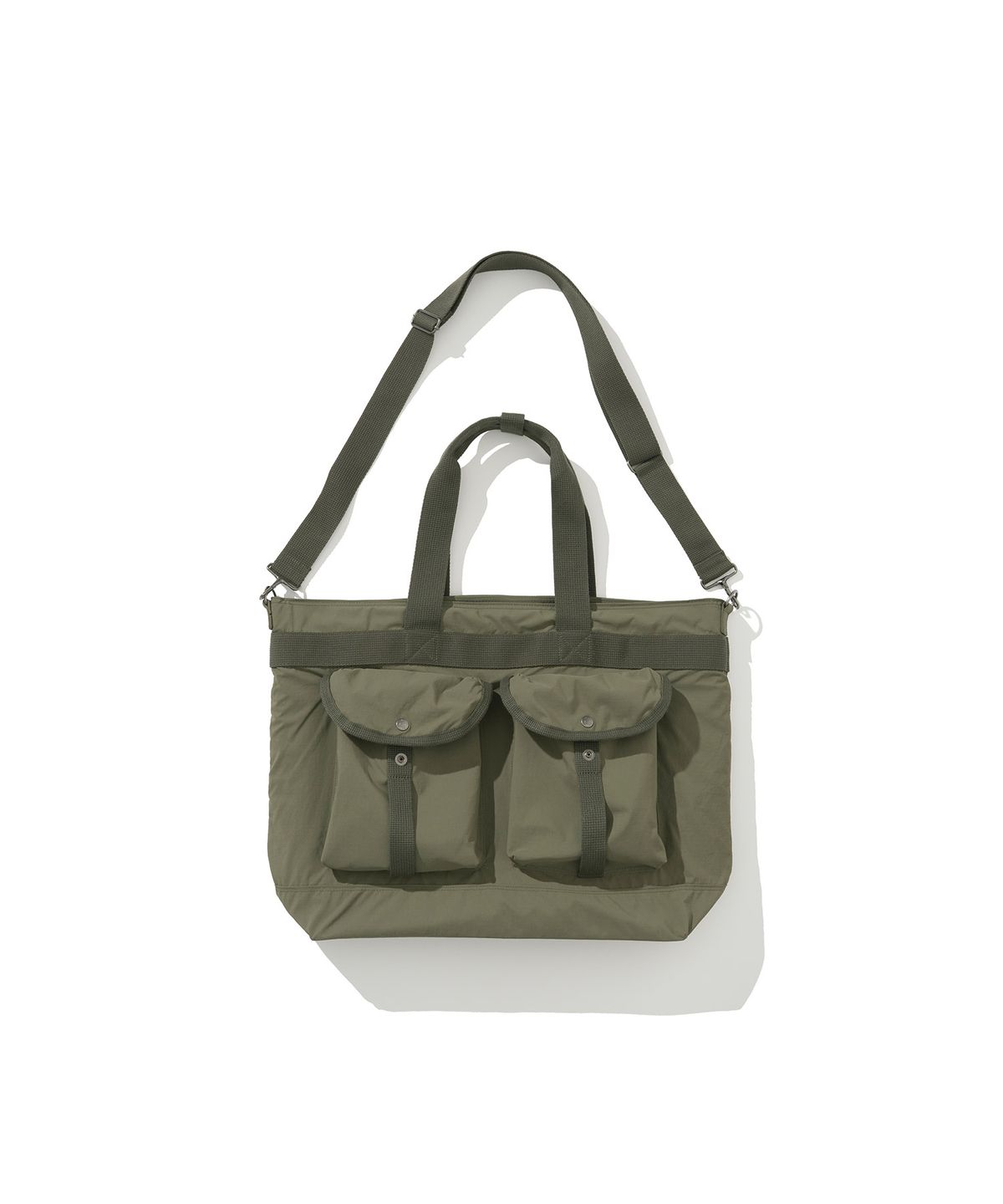 유니폼브릿지(UNIFORM BRIDGE) nylon tote bag olive