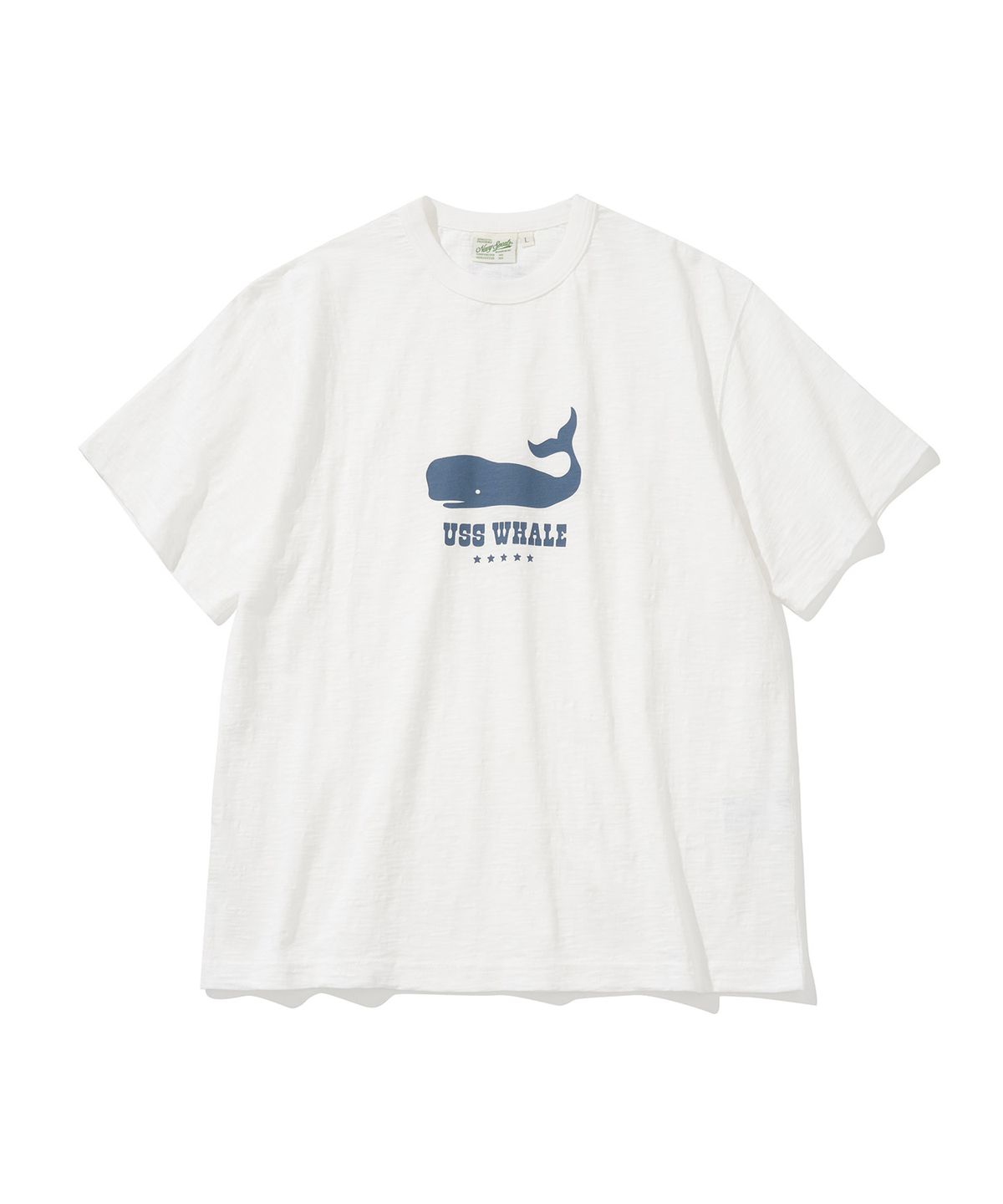 유니폼브릿지(UNIFORM BRIDGE) uss whale slub s/s tee off white