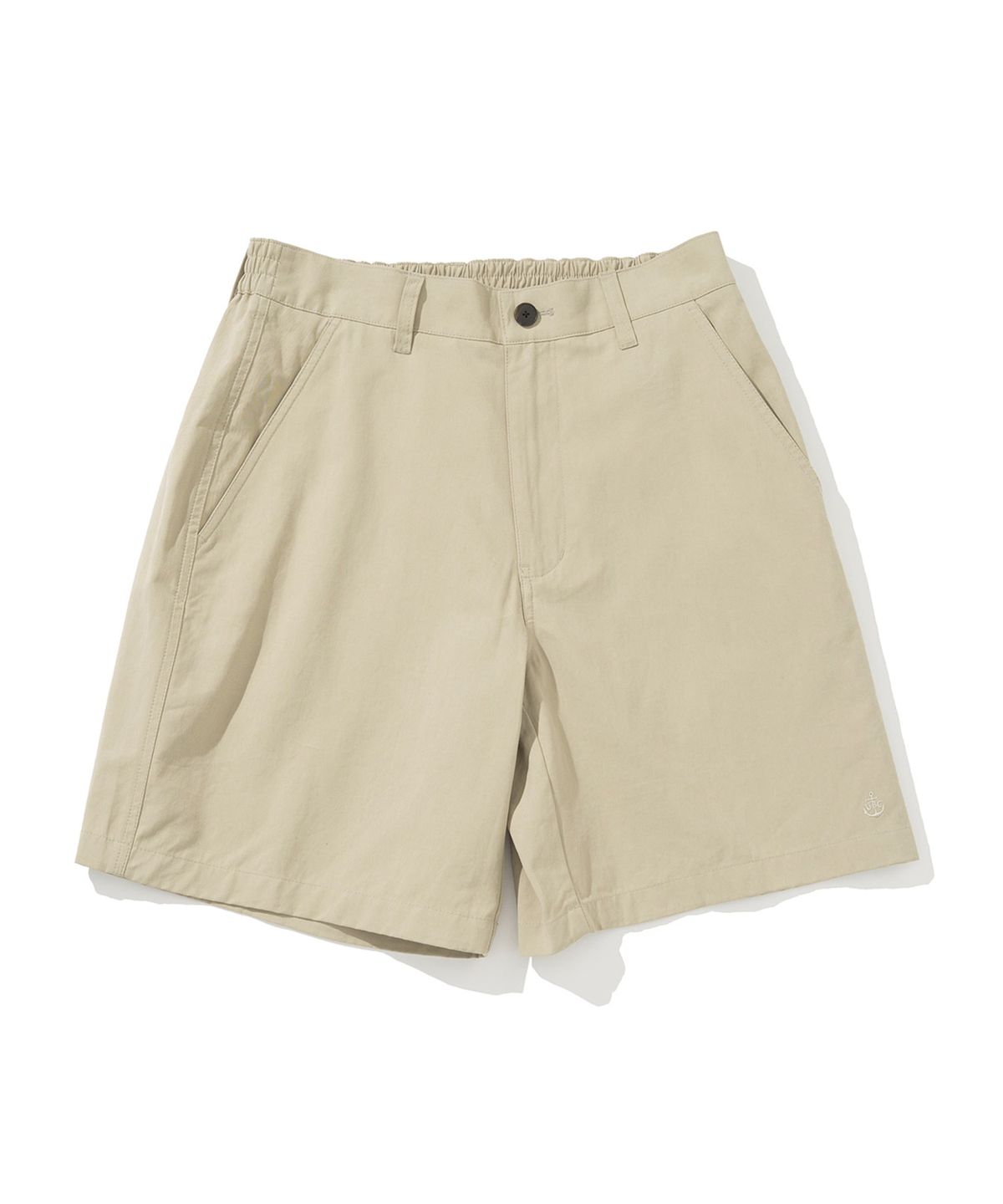 유니폼브릿지(UNIFORM BRIDGE) basic cotton swim shorts beige