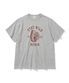 stay wild seaman slub s/s tee melange grey