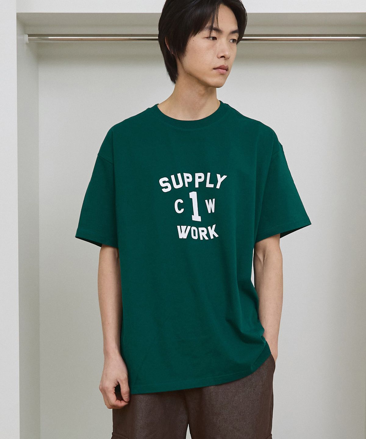 카멜워크(CAMEL WORK) CW 1 반팔티셔츠(다크그린)