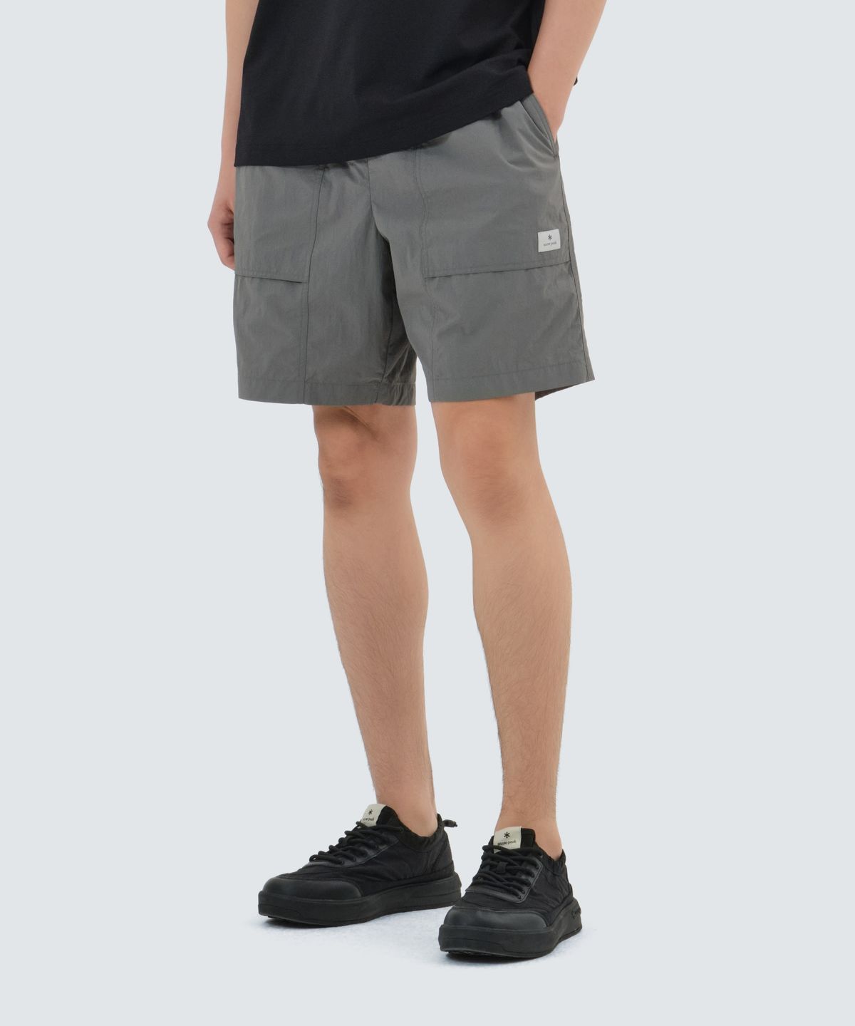 스노우피크 어패럴(SNOWPEAK APPAREL) 타슬란 4부 반바지 (S25MULHP64) Dark Gray
