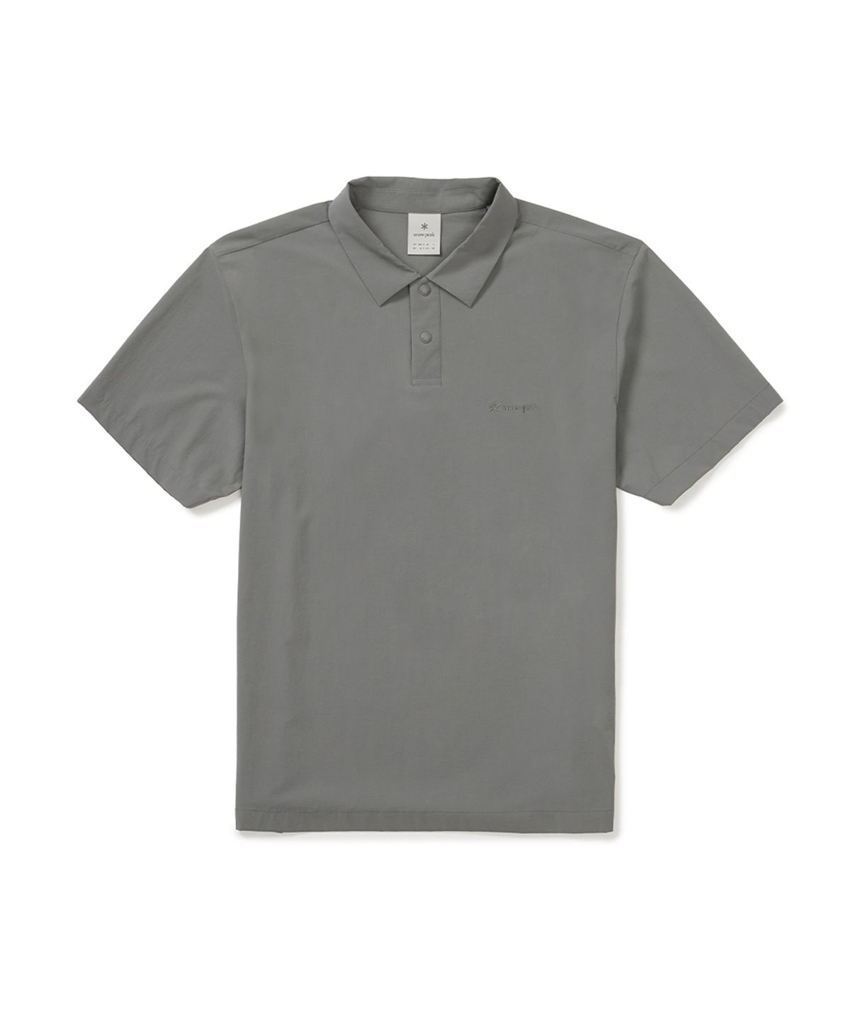스노우피크 어패럴(SNOWPEAK APPAREL) 에어닷 반팔 폴로 티셔츠 (S25MMTPS34) Dark Gray