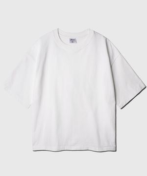 보이 크롭 반팔티셔츠 화이트 KJST2619