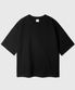 보이 크롭 반팔티셔츠 블랙 KJST2619