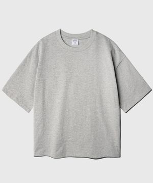 보이 크롭 반팔티셔츠 그레이 KJST2619