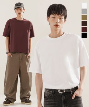 [2PACK] 보이 크롭 반팔티셔츠 KJST2619