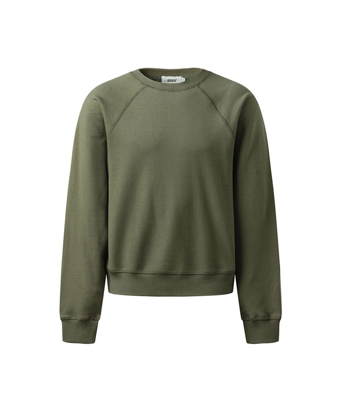에르에르(ERER) [UN] Basic sweatshirt Khaki