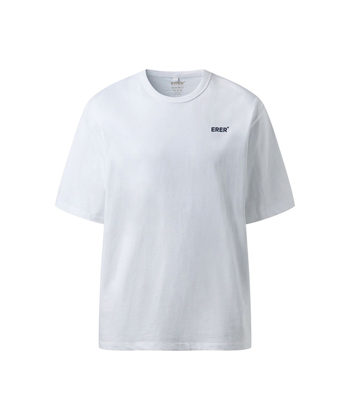 에르에르(ERER) [UN] Basic logo t-shirt White