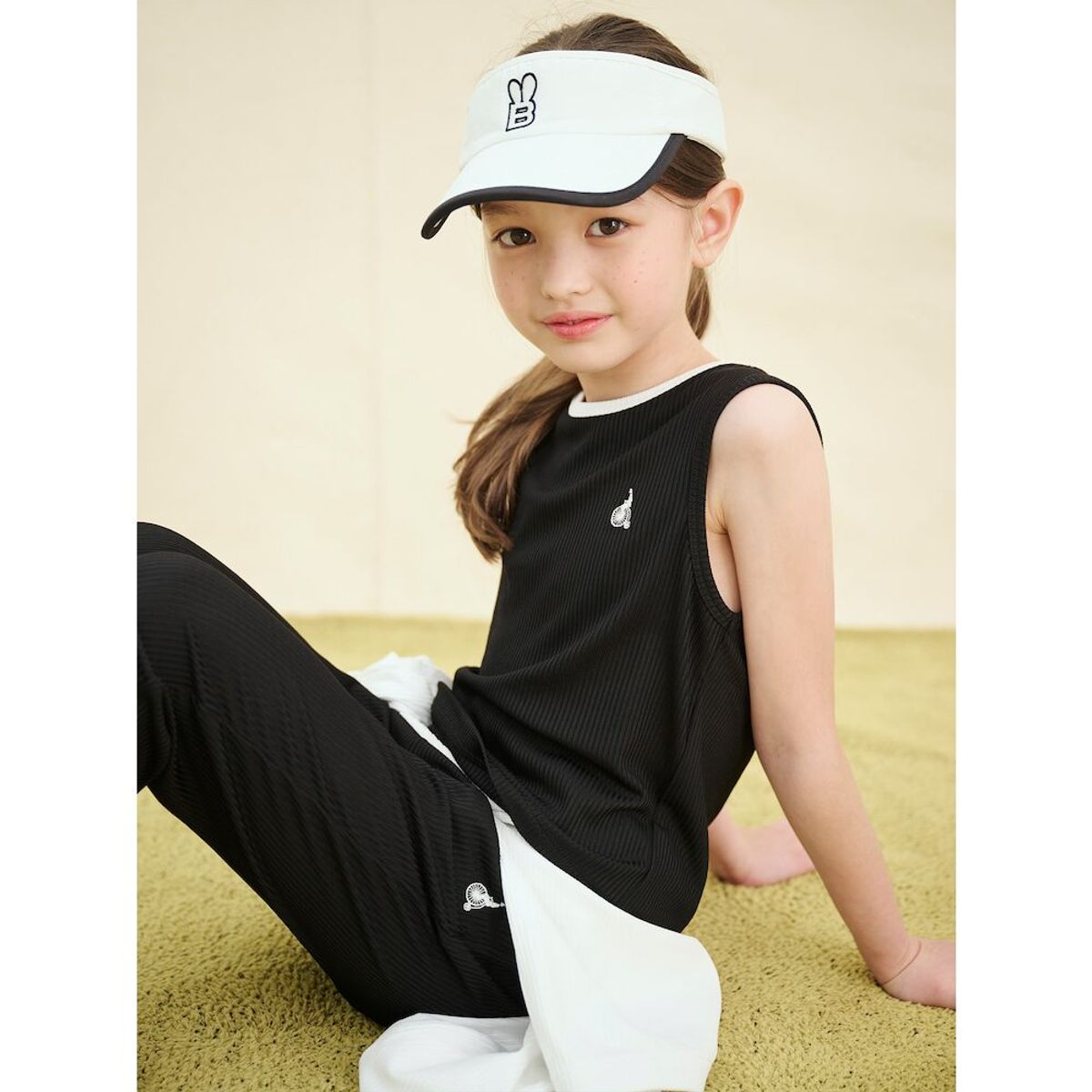 빈폴 키즈(BEANPOLE KIDS) 여아 데일리 골지 3 SET  화이트 (BI5441G031)