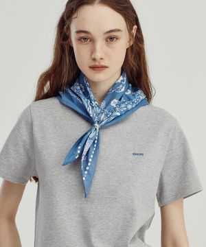 eeeaa 에센셜 반팔티 [멜란지 그레이]