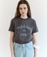MAISON DE ROLA EMBROIDERY T-SHIRT CHARCOAL