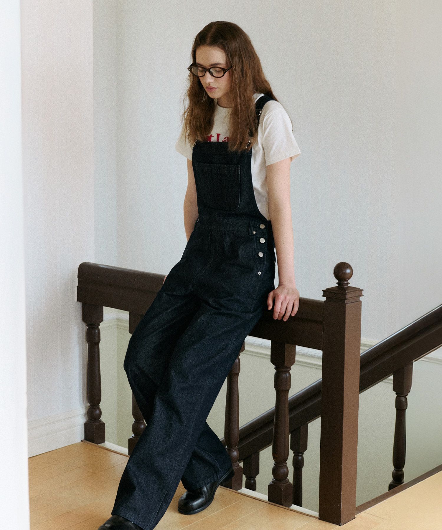 ★ rolarola★ SEMI WIDE OVERALL DENIM PANTS DEEP BLUE 50082 MUSINSA | ROLAROLA SEMI WIDE OVERALL DENIM PANTS DEEP BLUE