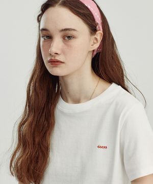 eeeaa 에센셜 반팔티 [화이트]