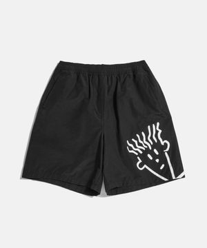 FD Head Nylon Shorts Black
