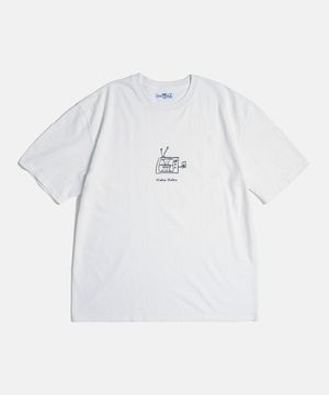 Video Dideo Tee White : Black