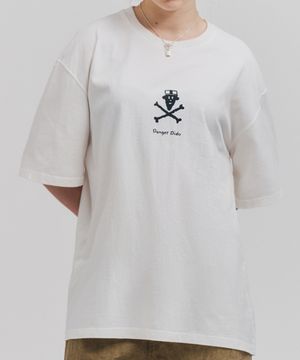 Danger Dido Tee White : Black