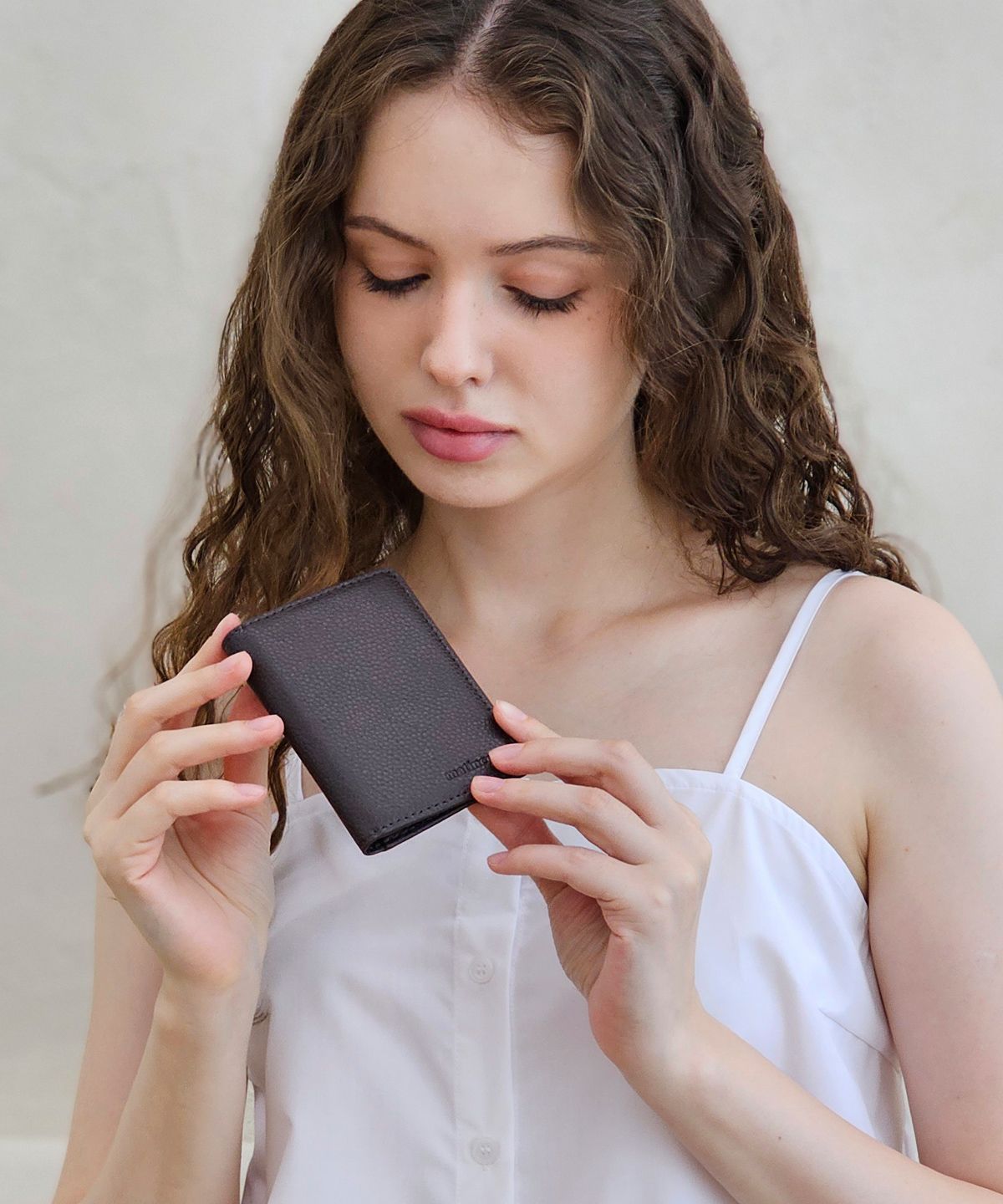 마틴콕스(MATINCOX) Jolie Card Wallet  - Chocolate