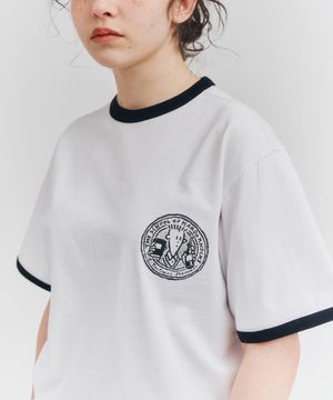 Fido Ringer Half Tee White