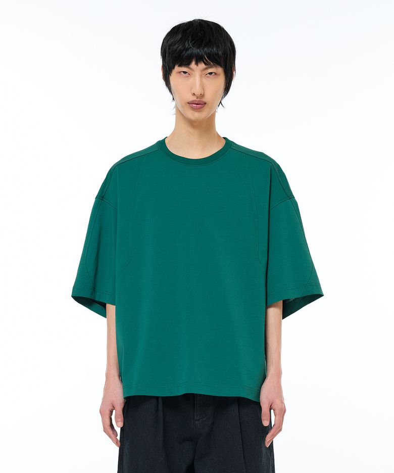 컷 앤 턱 티셔츠