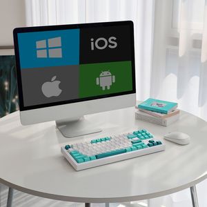 CK88 3모드 게이밍 유무선겸용 기계식 키보드 KTT 리니어 베이비화이트프로(베이비 화이트축)