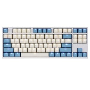 CK87 크림블루 게이트론 LED 게이밍 기계식키보드