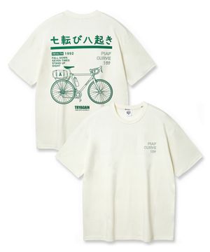 바이시클 오버핏 반팔티 AST4723 (4 COLOR)